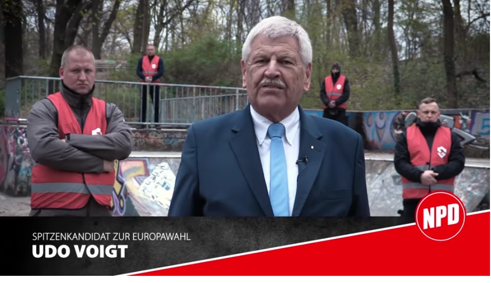– Screenshot vom umstrittenen NPD-Spot. Quelle: YouTube